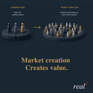 Why the Biggest Winners Don’t Compete. They Create Markets.
